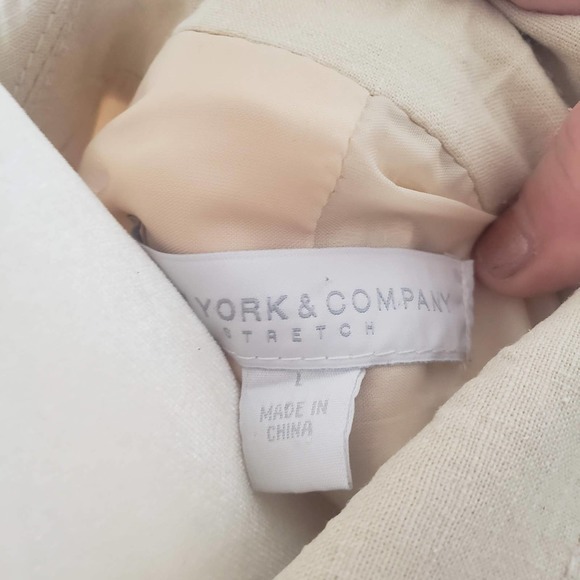 Ny & Co Safari 2 Piece Vest and Skirt Set Size Large Beige - Picture 6 of 10